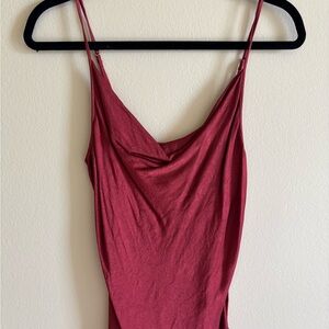 7 For All Mankind Burgundy Tank Top